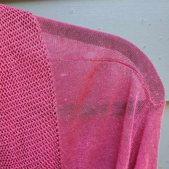 Eileen Fisher Rust  Linen Blend Cardigan Sweater size XL - Picture 8 of 16